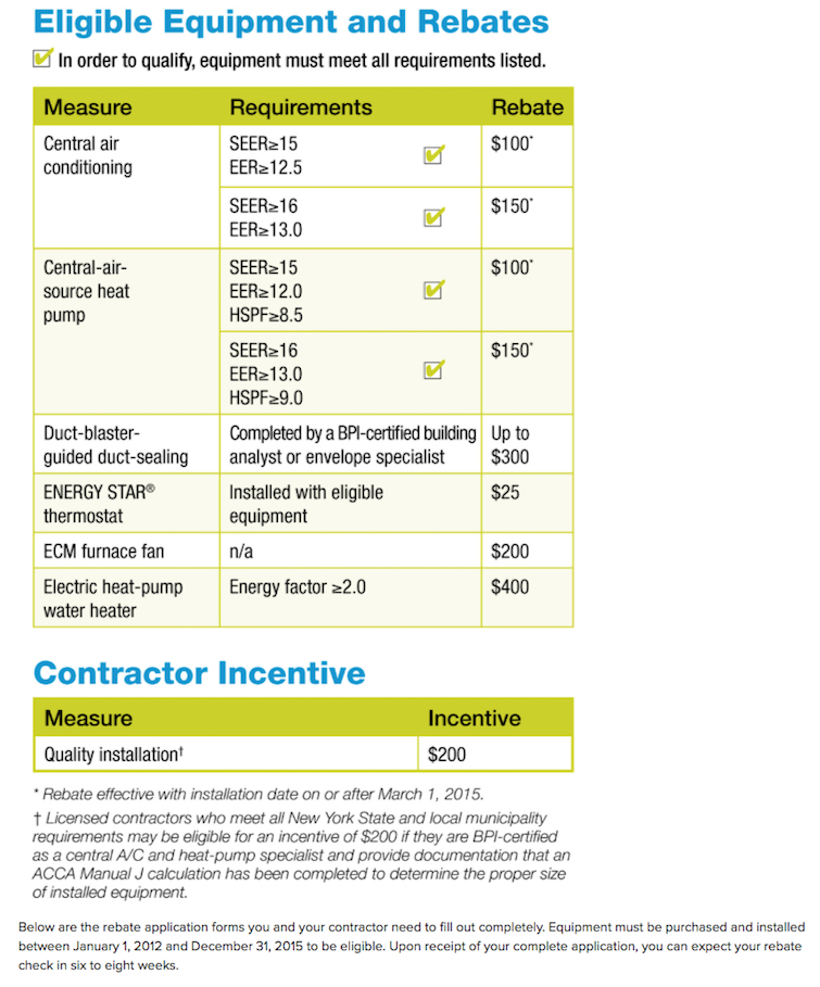 Coned Refrigerator Rebate